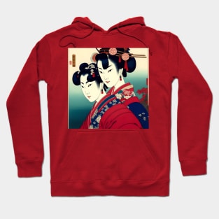 Geisha Study C in Japanese Style Hoodie